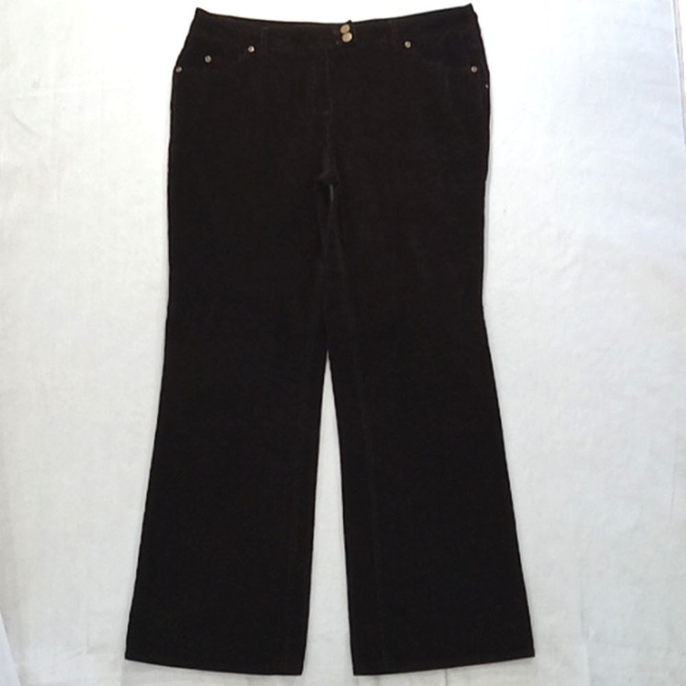 NF New Frontier corduroy jeans women's size 16 black